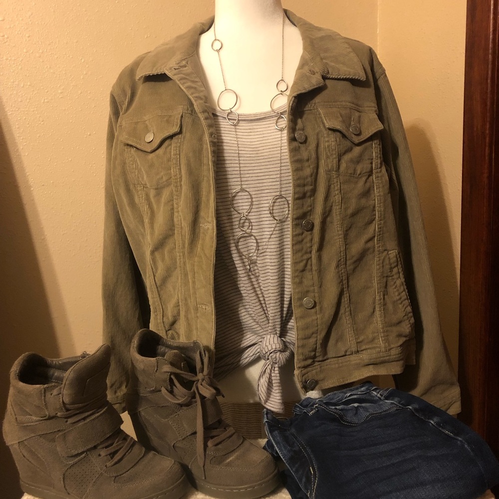 Tan corduroy jacket